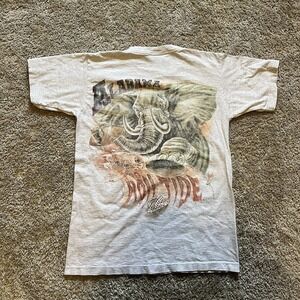 VTG 1992 Univ of Alabama Roll Tide Elephant Graphic Caribbean Soul Shirt Men's M